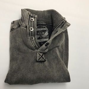 Men's Buckle Black Sweater
